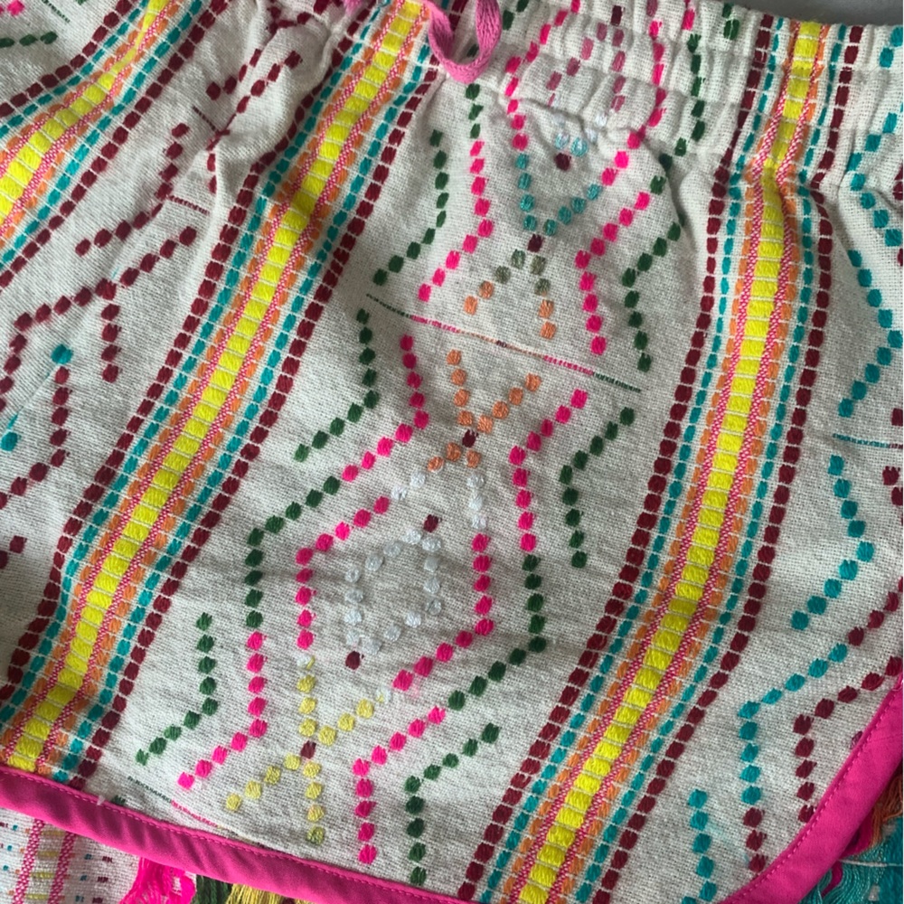 Judith March Aztec Embroided Shorts - Picture 4 of 7